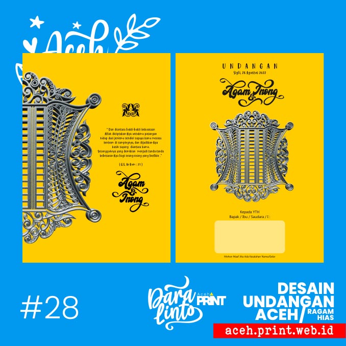 #28 Undangan Pernikahan Pintoe Aceh