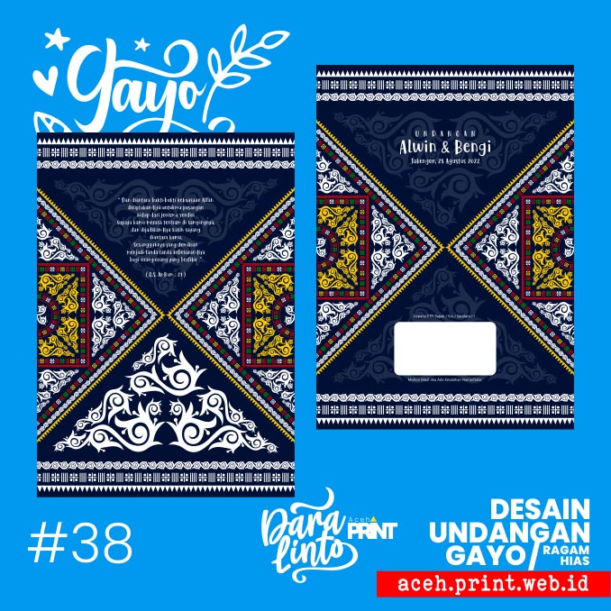 #38 Undangan Kerawang Gayo – Takengon Bener Meriah