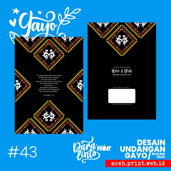 #43 Undangan Kerawang Gayo – Takengon Bener Meriah