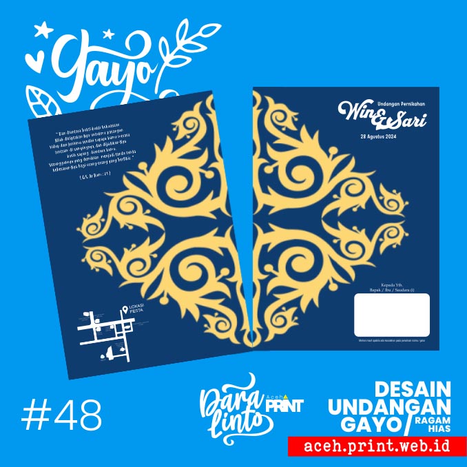 #48 Undangan Kerawang Gayo – Takengon Bener Meriah