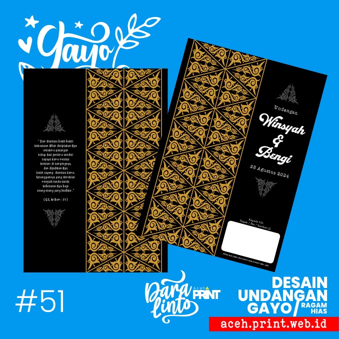 #51 Undangan Kerawang Gayo – Takengon Bener Meriah
