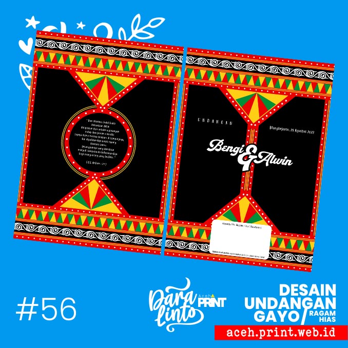 #56 Undangan Kerawang Gayo Lues Blangkejeren