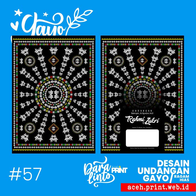 #57 Undangan Kerawang Gayo – Opoh Ulen Ulen